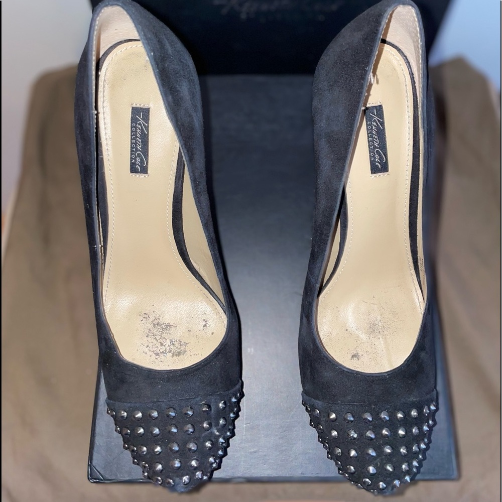 Kenneth Cole Collection Fox Trot Black Platform Heels